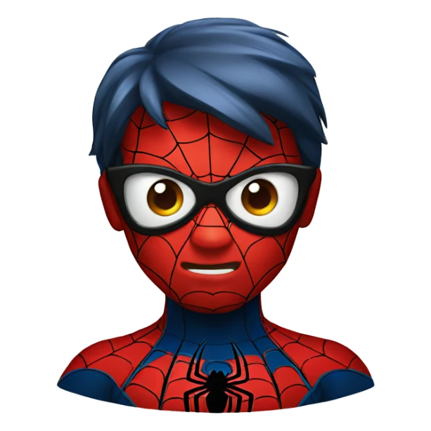 a spideman sticker