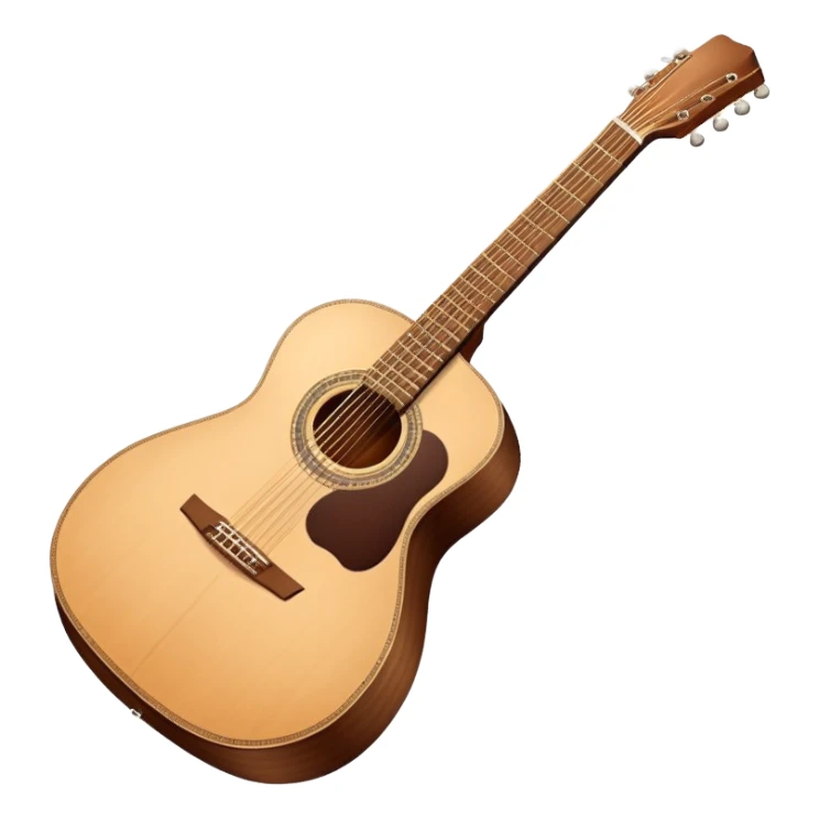 acoustic guitar sticker