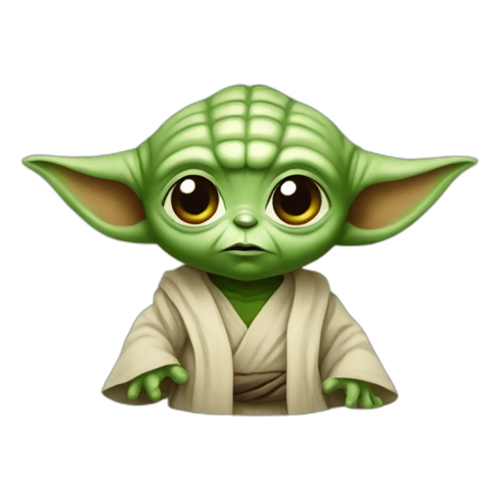 Yoda bebe sticker