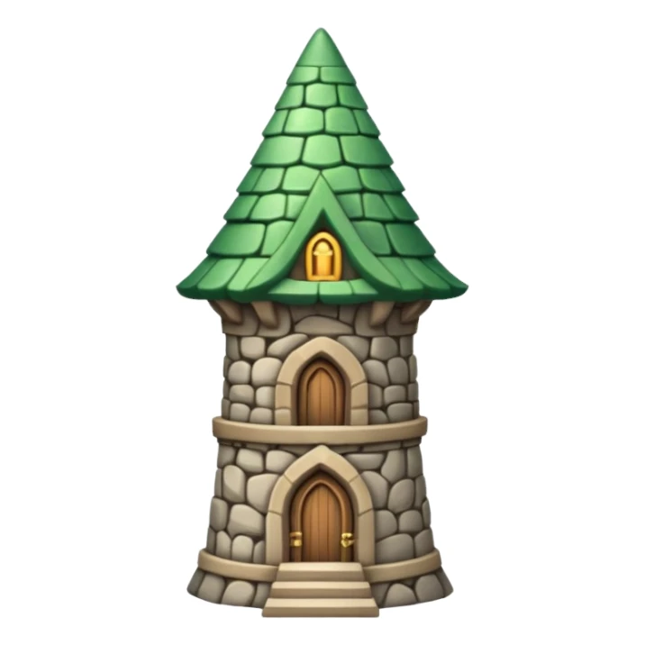 Elf Tower shy sticker