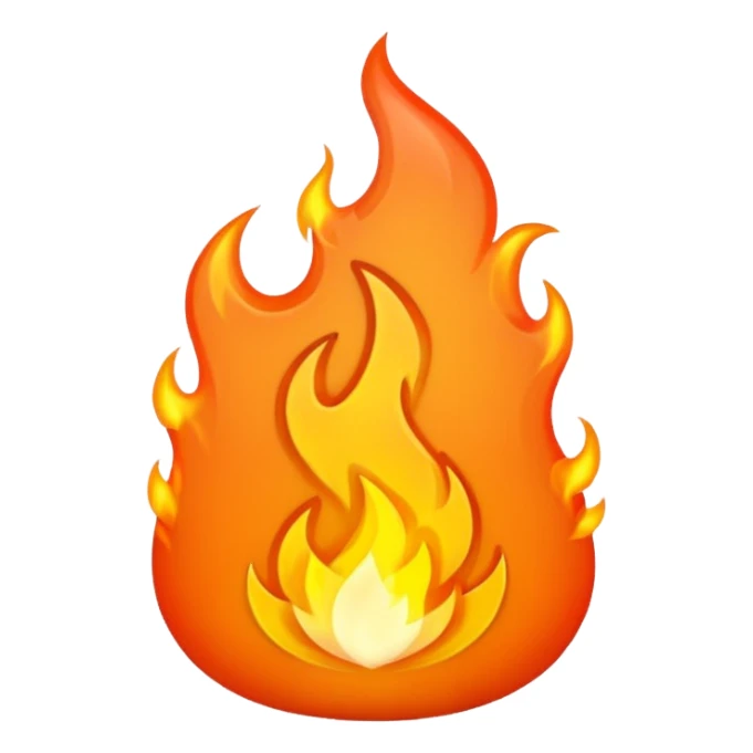 fire emoji sticker