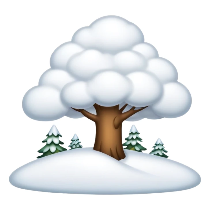 Snowfall sticker