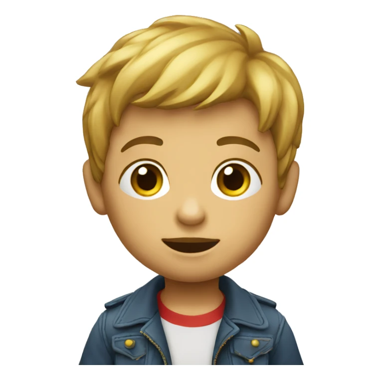 Niño con un altavoz  sticker