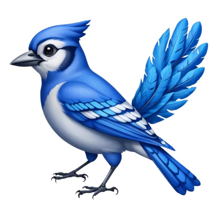 A bluejay sticker