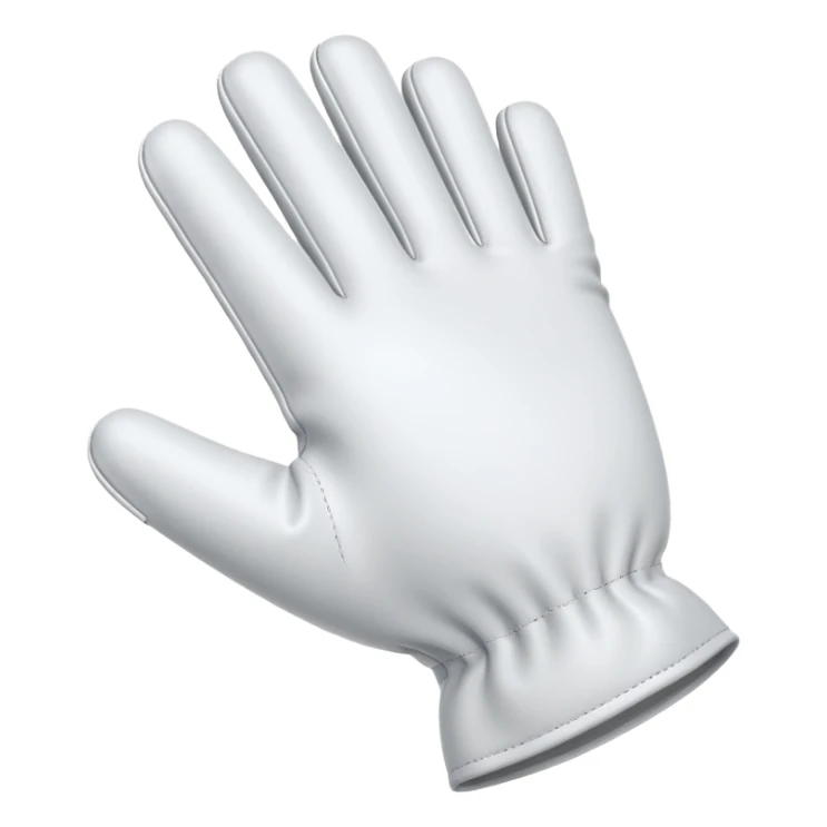 white glove sticker