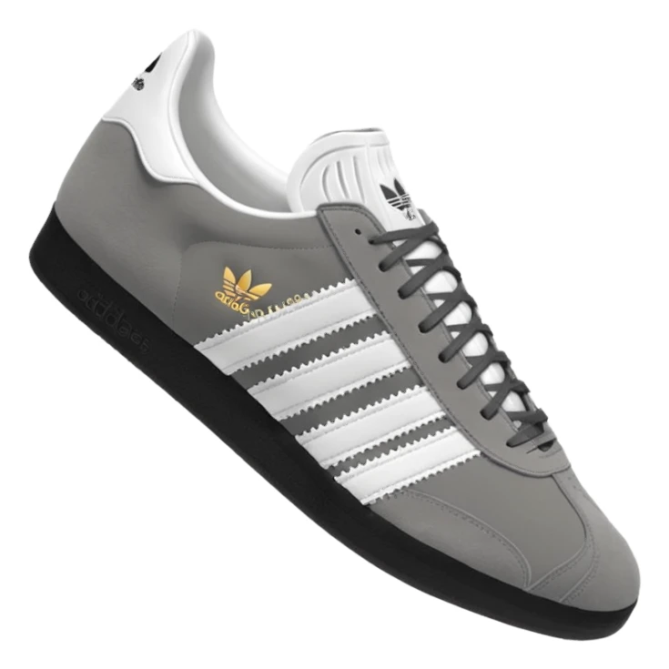 Adidas white stripes gazel sticker