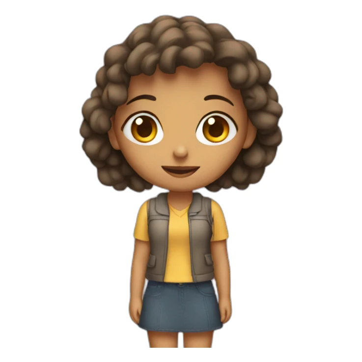 Waiting girl sticker