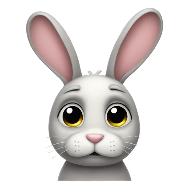 sad bunny sticker