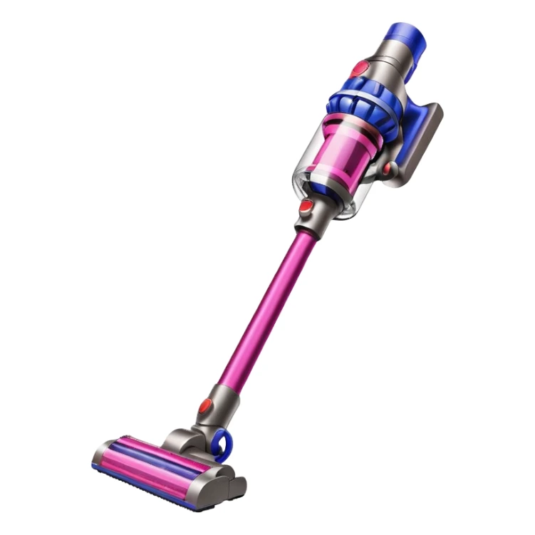 pink dyson cordless vacuum sleek sticker