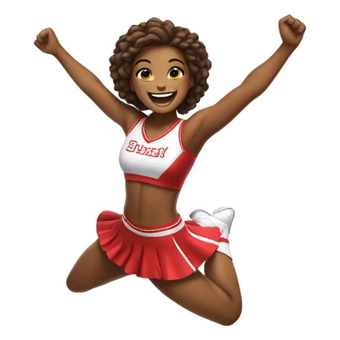 Cheerleader sticker