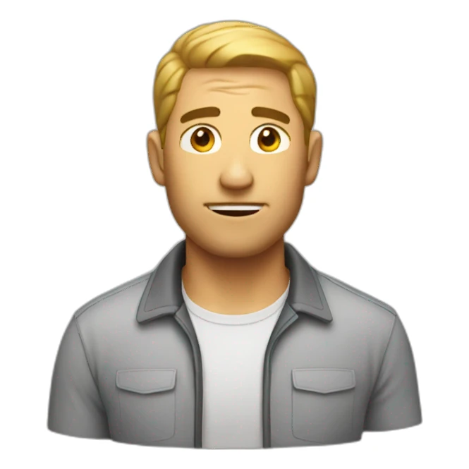 Men heat break sticker