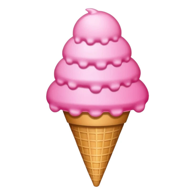 pink snow cone sticker