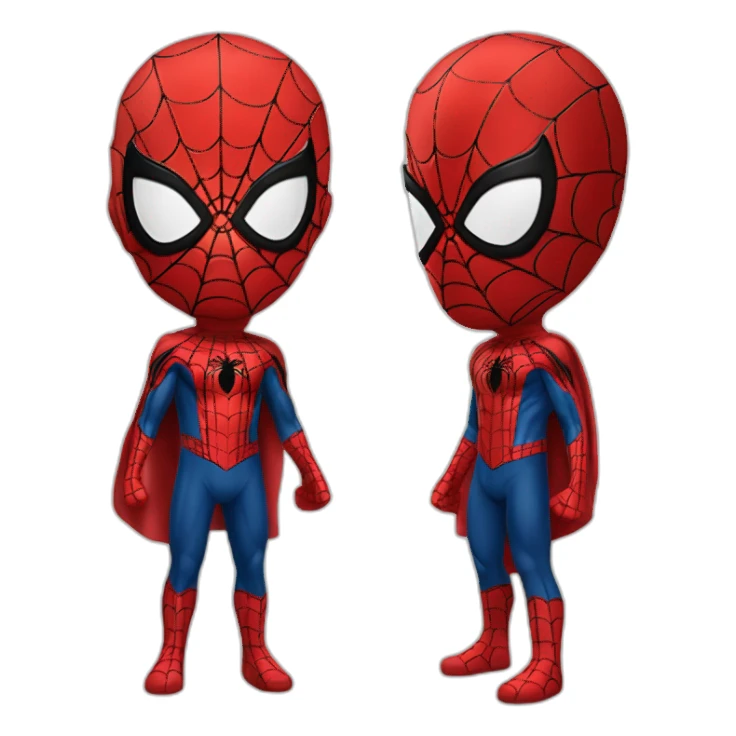 Spider Man qui fait un doigt d'honneur sticker