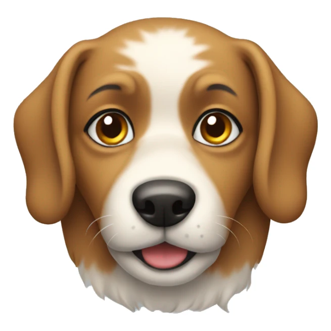 Make a cute dog sticker