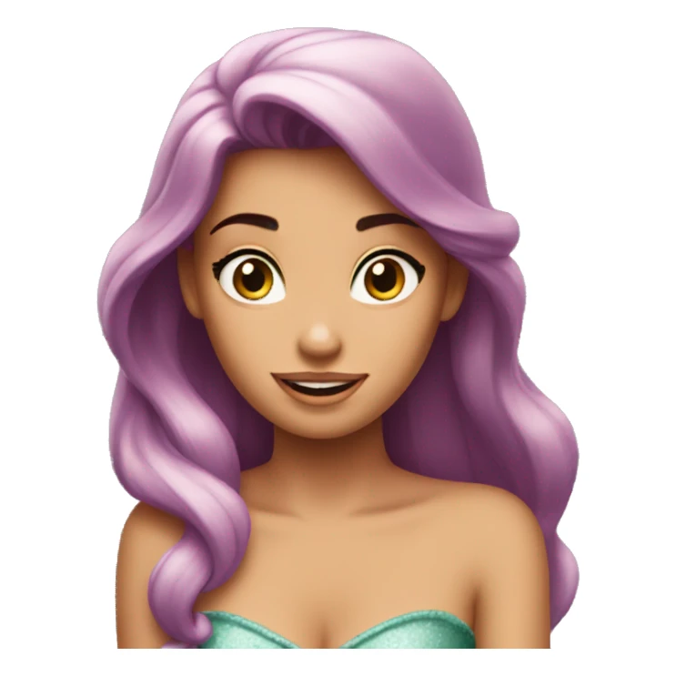 Ariel Disney with just upper body sticker