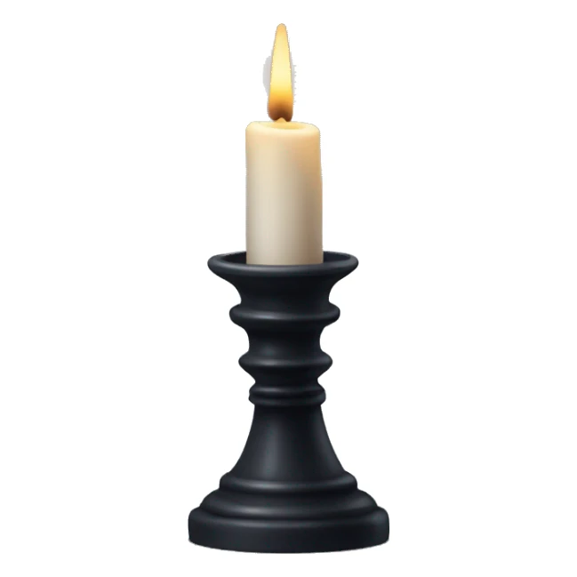 DARK candlestick sticker
