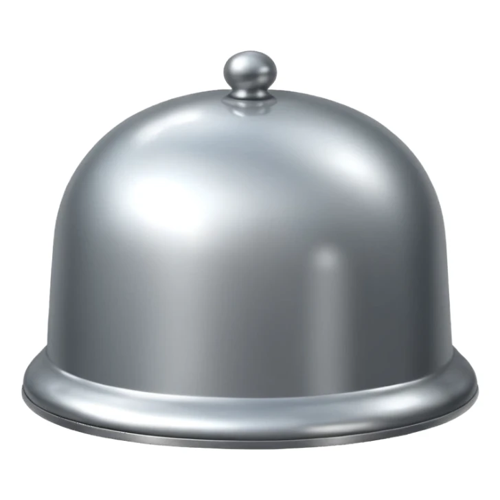 silver cloche  sticker