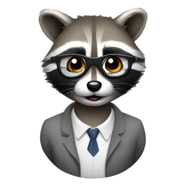 raccoon contact center agent sticker