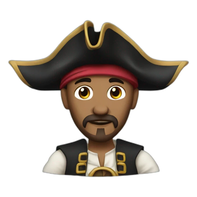 Pirate des Caraibes sticker