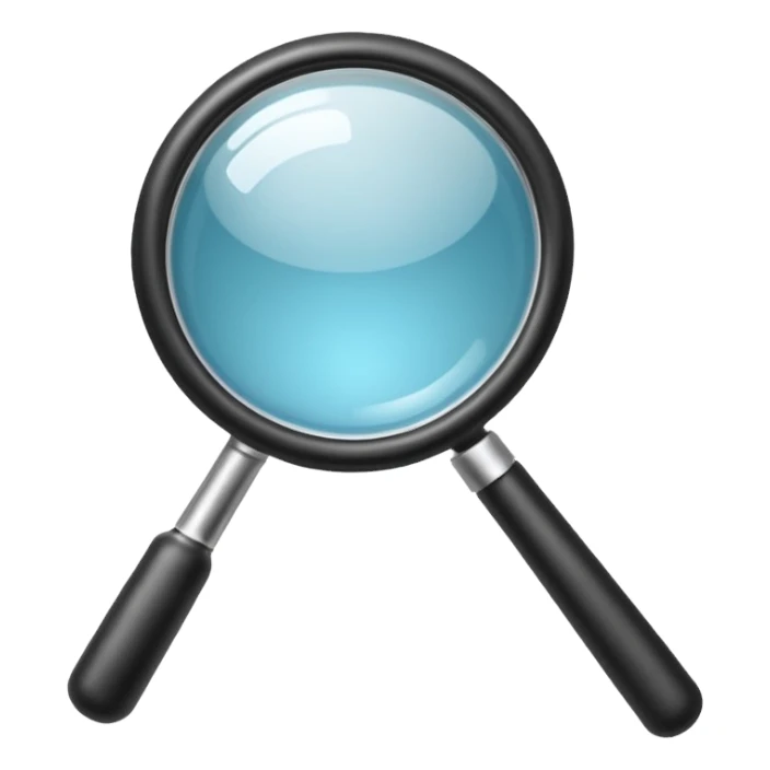 Magnifying Glasse sticker