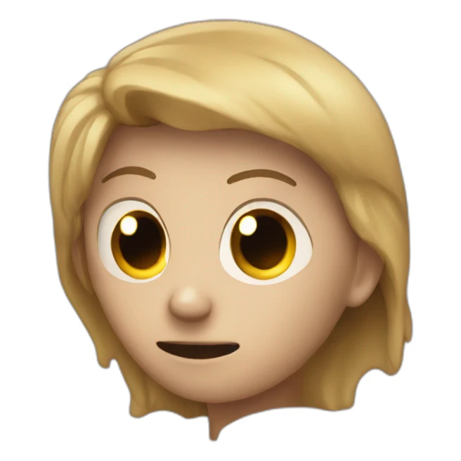 a person who goes through a horror quest sticker