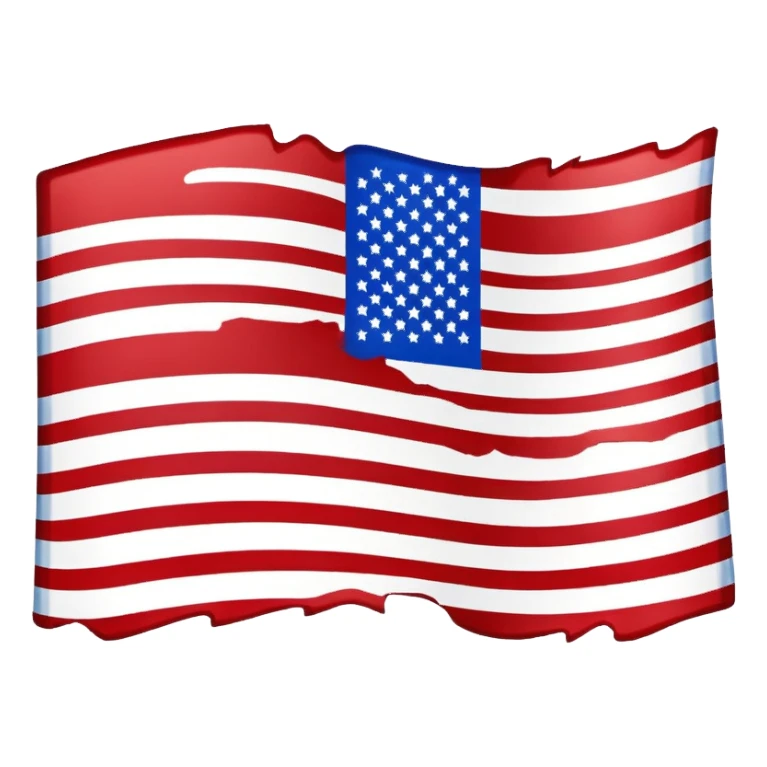 inverted US flag, protest symbol sticker