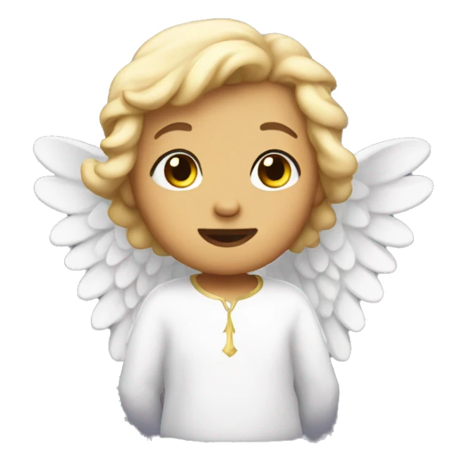 Cute angel sticker