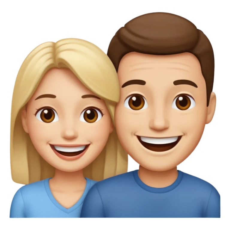 couple in love talking sticker