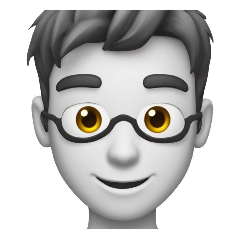 spider man smile balck slin sticker