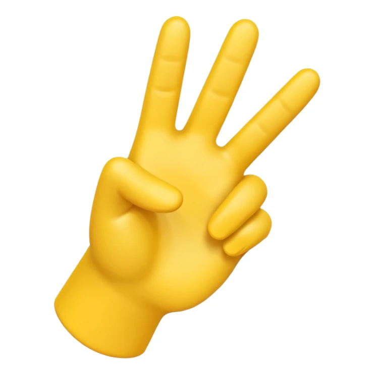 emoji thw thing hand sticker