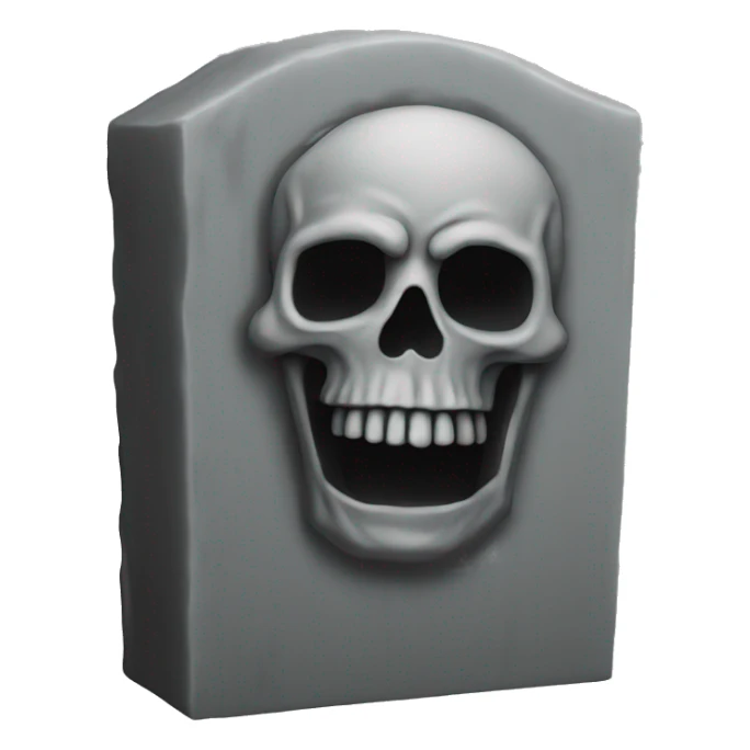 gravestone that says here lies SmokeDevil sticker