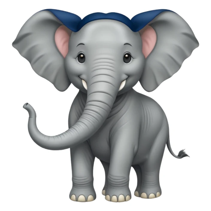 happy elephant sticker