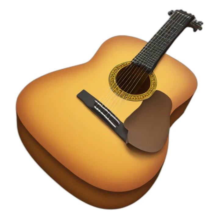 spanish guitar sticker