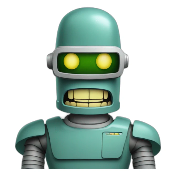 futurama bender sticker