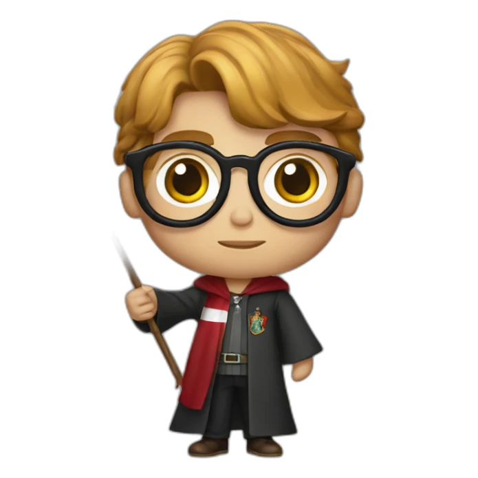 harry potter holding polish flag sticker