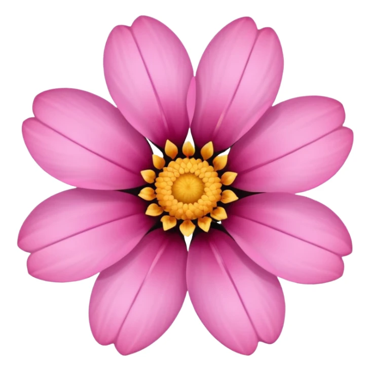 pink girly framed flower picture sticker