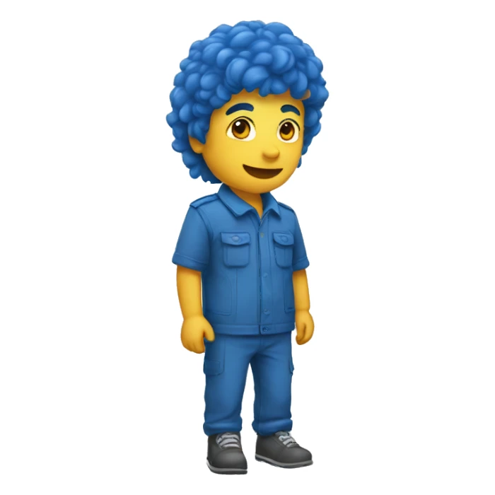 Caminhão azul sticker