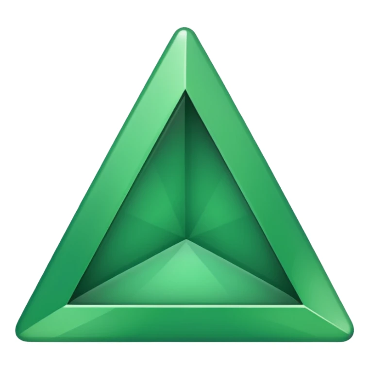 Make this emoji 🔺 green. sticker