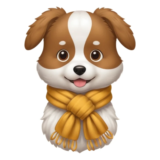 Dog with Toyscarf sticker