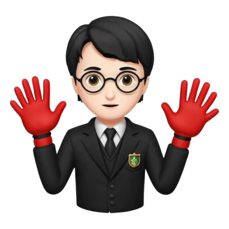 harry potter in squid game costume sticker