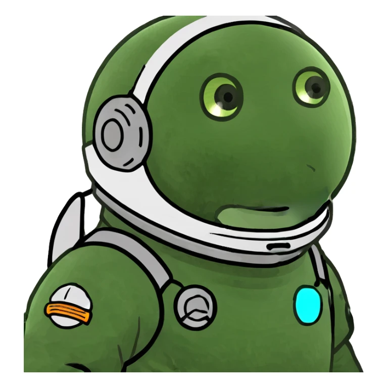 Astronaut sticker