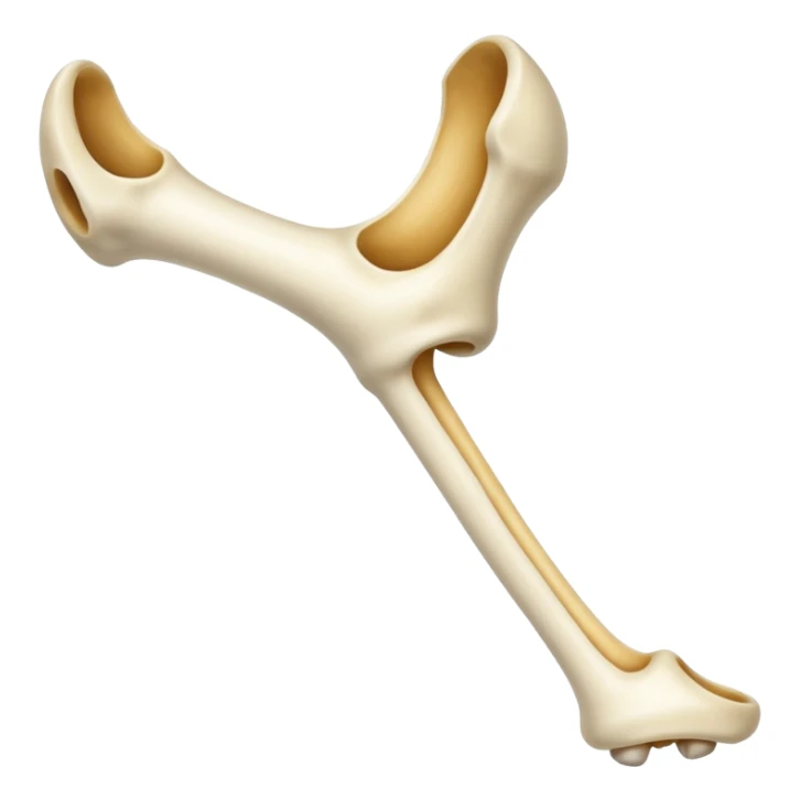  leg bone with tiny holes sticker