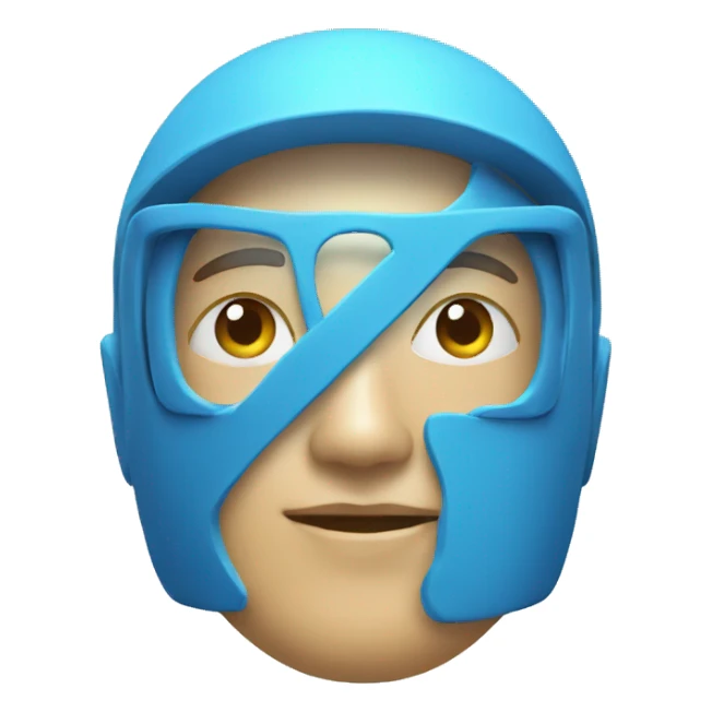 3d privacy ai logo sticker