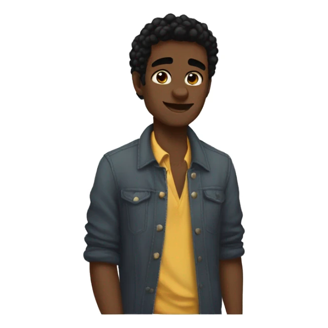 Un chico con u vestidos aesthetic sticker