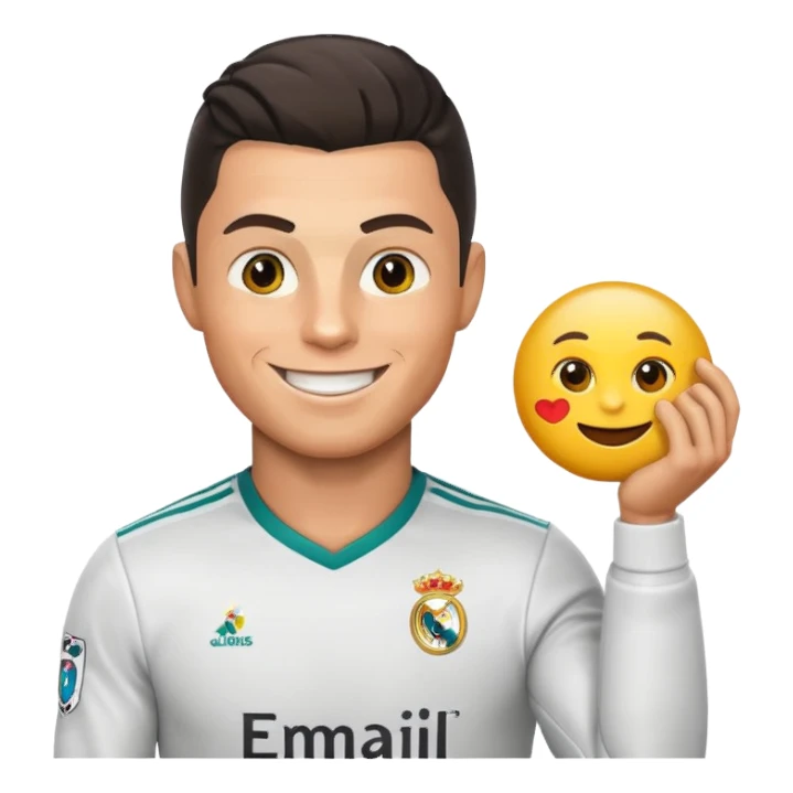 Ronaldo as an emoji sticker
