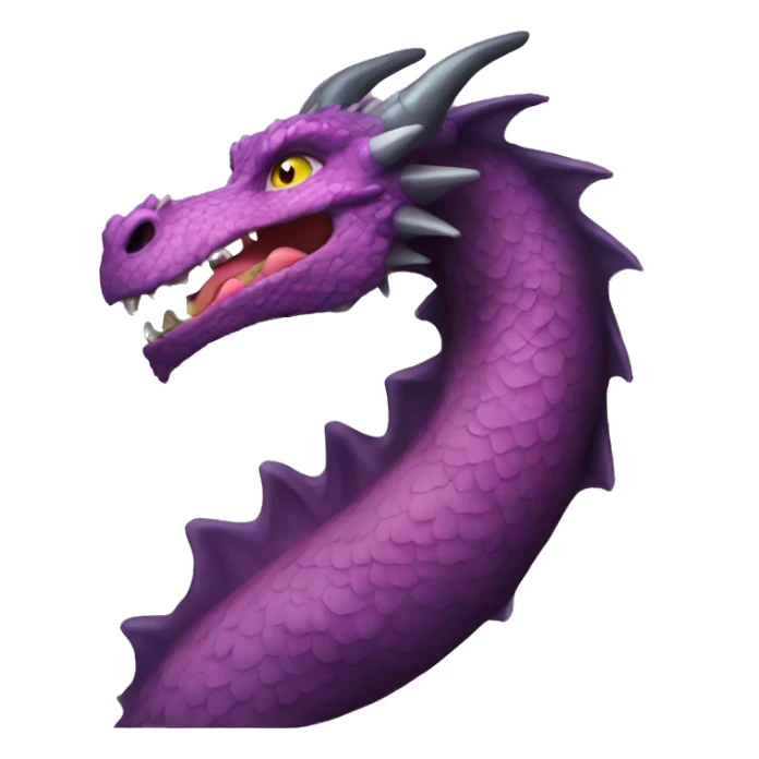 A dragon’s neck sticker