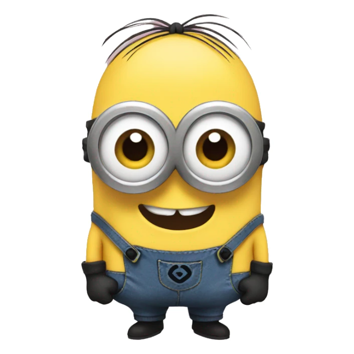 Minion with bows  sticker