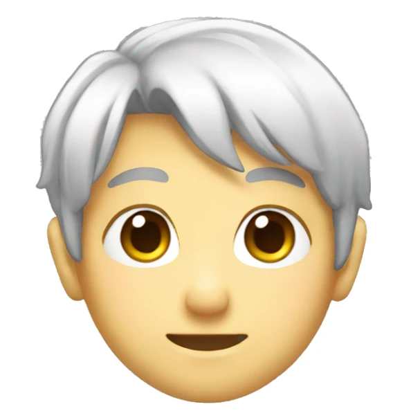 Mini anime emoji sticker