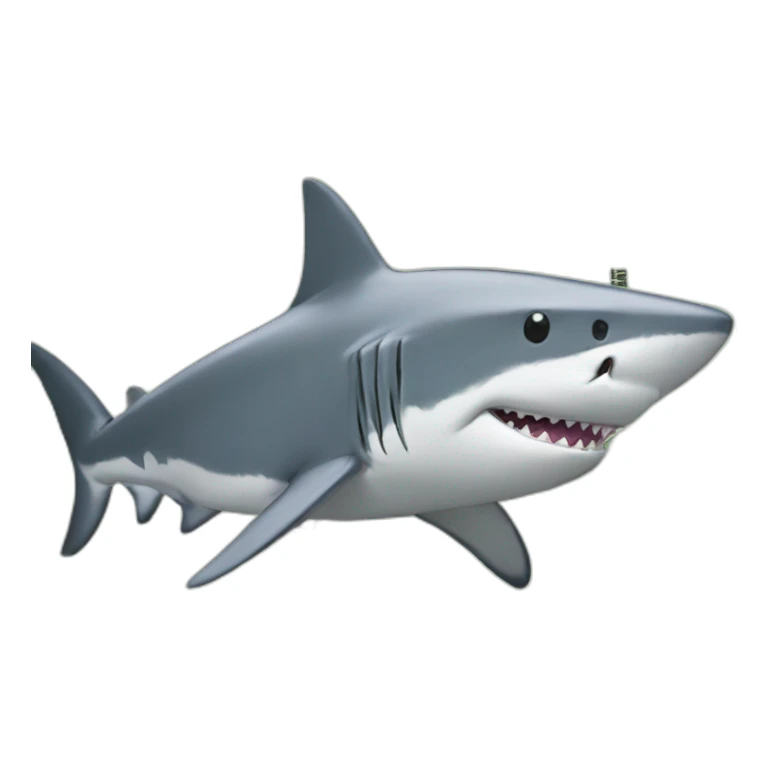shark money sticker