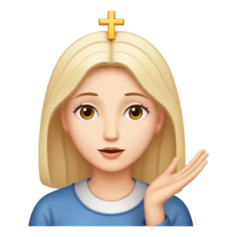 god and a woman sticker